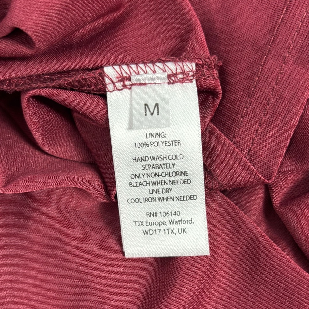 Burgundy Red Lace Shirt and Camisole – Medium - Picture 6 of 16